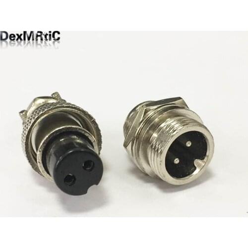 1pair 12mm GX12 2/3/4/5/6/7 Pin High Quality Male & Female Butt Joint Connector Aviation Plug Circular Socket and Plug