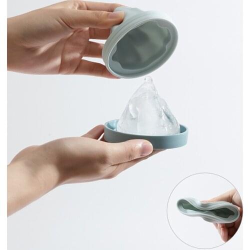 1PC 3D Snow Mountain Silicone Mold Ice Cube Maker Chocolate Mould Tray Ice Cream DIY Tool Whiskey Wine Cocktail Ice Best Sellers