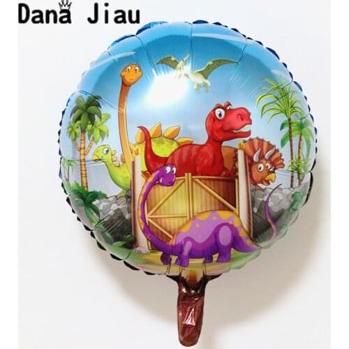 18inch 1pc dinosaur balloons foil material animal zoo theme birthday party air balloon children toy festival boy gift DIY part