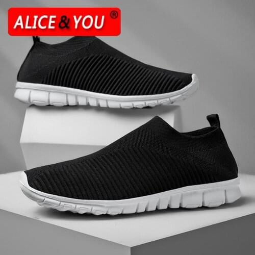 2021 Classic Summer New Ultralight Couple Casual Shoes Large Size Soft Unisex Sock Shoes