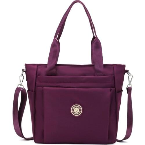 2021High-quality Retro Nylon Fabric Handbag Floral Casual Shoulder Bag Wear-resistant Waterproof Large-capacity Shopping Handbag