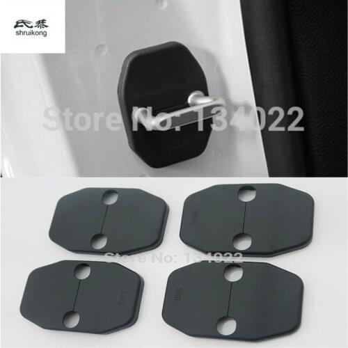 4pcs/lot Car Door lock decoration protective cover For Jeep compass Grand Cherokee wrangler liberty