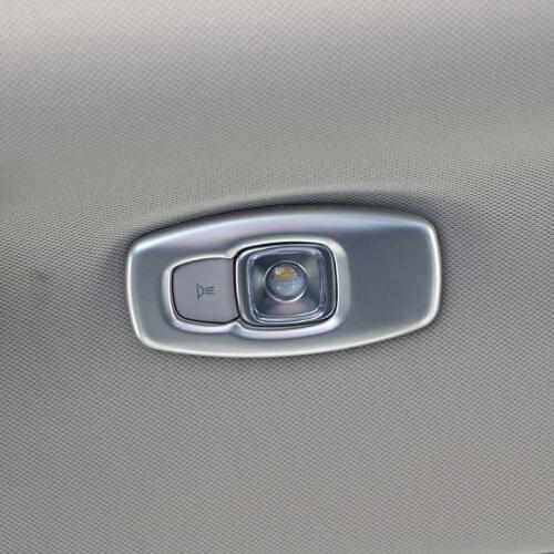 Color My Life Car Styling Back Reading Lights Cover Rear Reading Lamp Trim Sticker For Renault Koleos for Samsung QM6 2017 2018