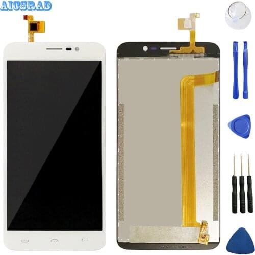For HOMTOM HT27 LCD DIsplay + Touch Screen Digitizer Assembly for homtom HT 27 LCD+touch screen Glass Spare Parts + tools