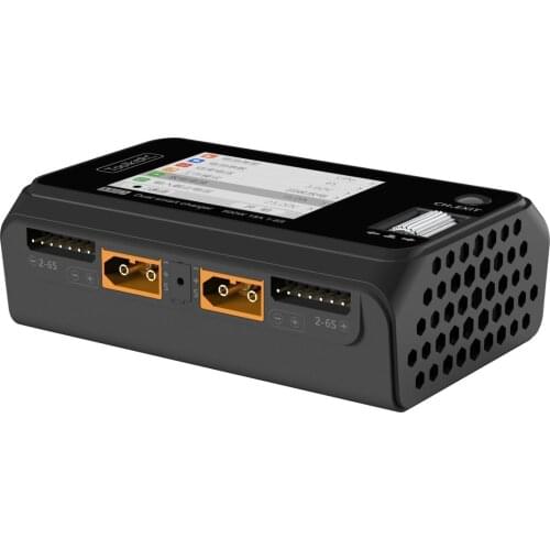 ToolkitRC M6D 500W 15A DC Dual Channel MINI Smart Charger Discharger for 1-6S Lipo LiHV Lion NiMh Pb Cell Checker Servo Tester