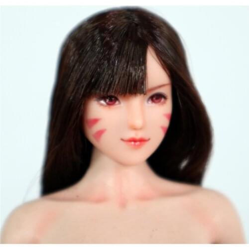 Estartek Customized Head Sculpt 1/6 Obitsu KE35 DVA for 12inch Action Figure DIY