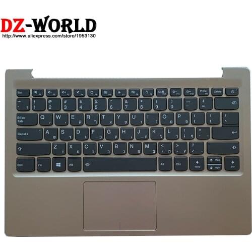 Hebrew Israel Backlit Keyboard With Touchpad Shell C Cover Palmrest Upper Case for Lenovo Ideapad 320S-13IKB Laptop 5CB0Q17534