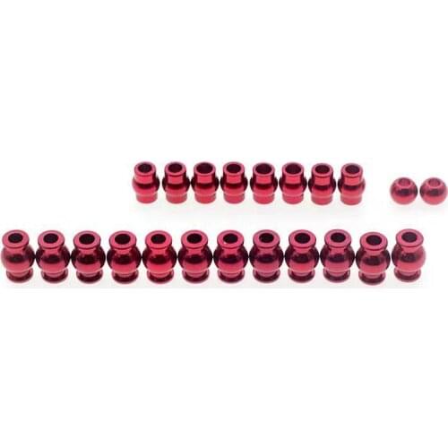 22pcs Aluminum alloy Suspension Link Shock Steering Pivot Ball Kit For Arrma 1/10 4x4 Granite Mega RC Full Car Repair Parts