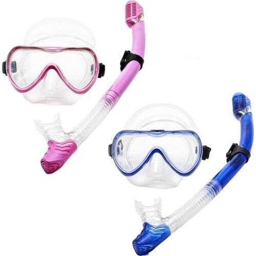 Snorkeling Mask Breathing Tube Set Anti Fog Goggles With Snorkel Full Dry Tube Underwater Swimming Diving Accessories
