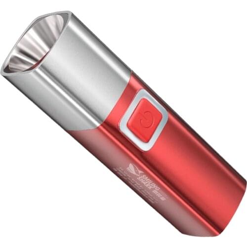 Super Powerful Led Rechargeable Flashlight Ultra Bright Dormitory Students and Girls Small Flashlight Convenient Mini Household