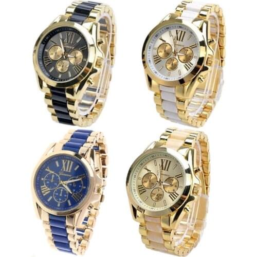 New Fashion Luxury Classic Men Stainless Steel Quartz Analog Wrist Watch