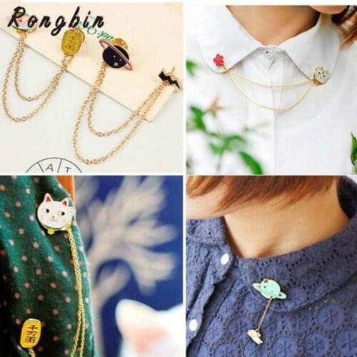 RongBin Brooches With Cats For Clothes