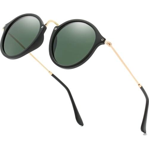 New Metallic Round Polarized Men and Women Sunglasses Trending Products 2019 Coating Anti-reflection Brand Designer Sun Glasses