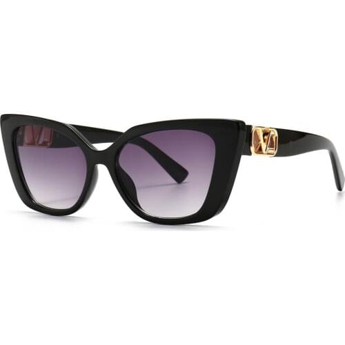 Veshion Leopard Cat Eye Sunglasses Women Retro 2021 Accessories Female Black Sun Glasses Ladies Gift for Birthday Uv400