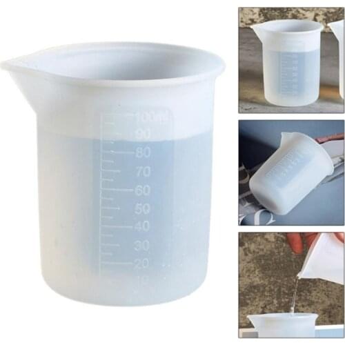 T5UF 8Pcs Silicone Measuring Mixing Cup Resin Glue Tools Set Epoxy DIY Craft Tool Kit