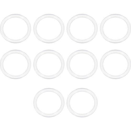 Uxcell 10pcs Silicone O-Rings 4-27mm Inner Diameter 3mm Width 10-33mm OD Seal Gaskets to Gas Compressor Boiler Filter Vessel