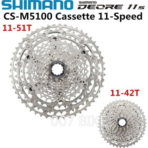 SHIMANO Deore SLX CS M5100 M7000 Freewheel Mountain Bike MTB 11 speed M7000 M5100 Cassette Sprocket 11-40T 11-42T 11-46T 11-51T