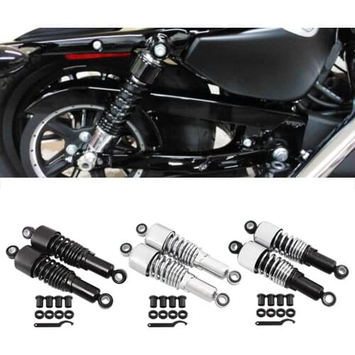 Motorcycle Aluminum Alloy Rear Shock Absorber 267mm Suspension Fit For Harley Davidson Sportster 883 1200 Mounting Hardware