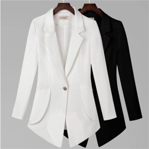 Ms.Blazers Women spring Autumn New Slim small suit jacket female Plus Size 7XL temperament section of small suit female suit