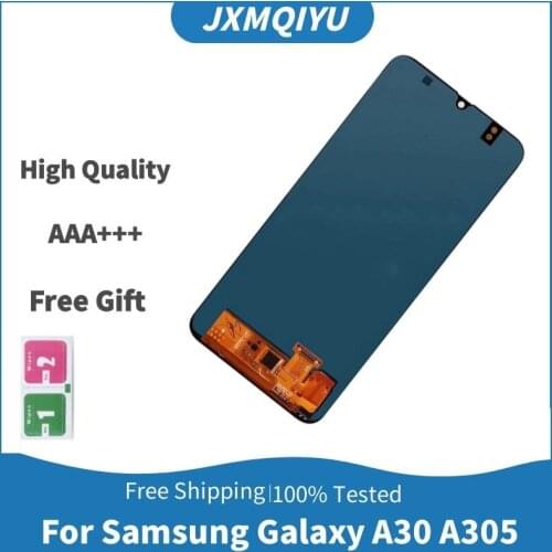 ORIGINAL 6.4'' SUPER AMOLED LCD Display for SAMSUNG GALAXY A30 LCD A305/DS A305F A305FD A305A Touch Screen Digitizer Assembly