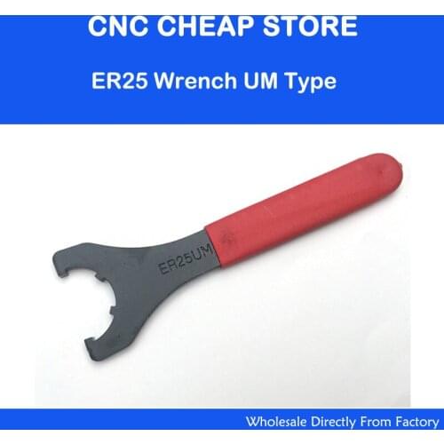 1pc ER25UM Wrench for ER25 UM Type nut chuck spanner for Clamp CNC Router milling engraving Machine Collet Chuck lathe tool