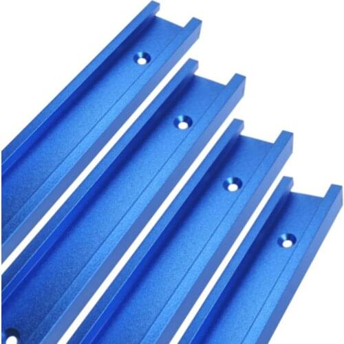 30 Type T-Slot Miter Track Jig Fixture Slot Connector Aluminum Alloy Woodworking Chute Rail 300-600MM DIY Woodworking Tools