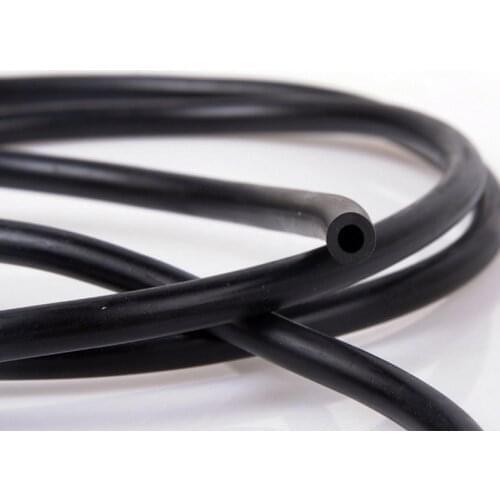 3 x 6mm / 4 x 7mm Black epdm rubber auto wipers water pipe water spray nozzle connecting tube rubber hose for car