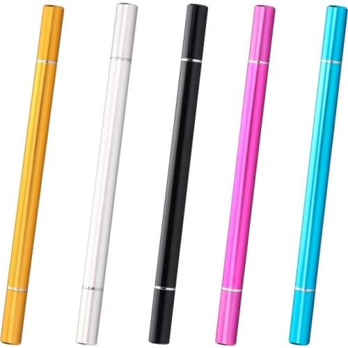 50pcs/Lot Universal 2in1 Stylus Laptop Tablet Pen Smart Phone Touched Screen For Ipad Xiaomi Huawei Samsung Drawing Pencil