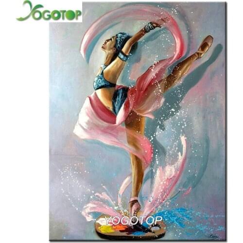 DIY Diamond embroidery full square resin Diamond Painting cross stitch Ballet Dancer girl diamond mosaic full round art YY4530
