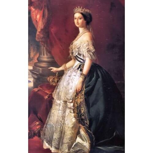 Free shipping court figure canvas prints oil painting beautiful classic women printed on canvas home wal art decoration picture