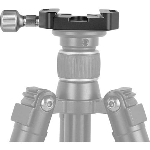 CL-70N Aluminum Alloy Quick Release QR Plate Clamp 3/8-Inch with 1/4-Inch Adapter & Bubble Level for Arca Swiss Benro