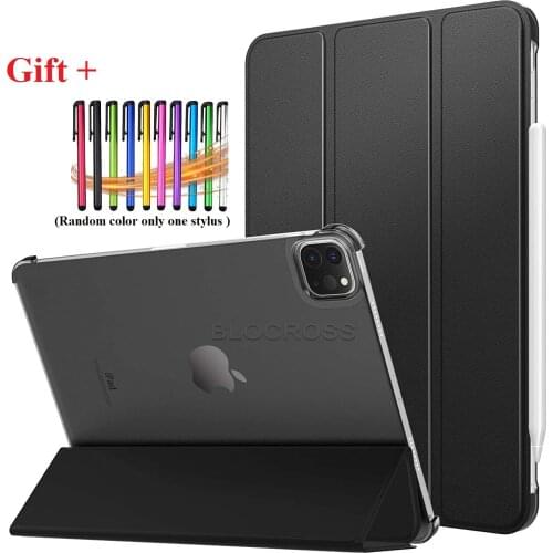 For iPad Air 4 Case 10.9 Inch Case 2020 A2316 A2324 A2325 A2072 iPad Air 4th Generation Tablet Cover with Hard PC Back + Stylus