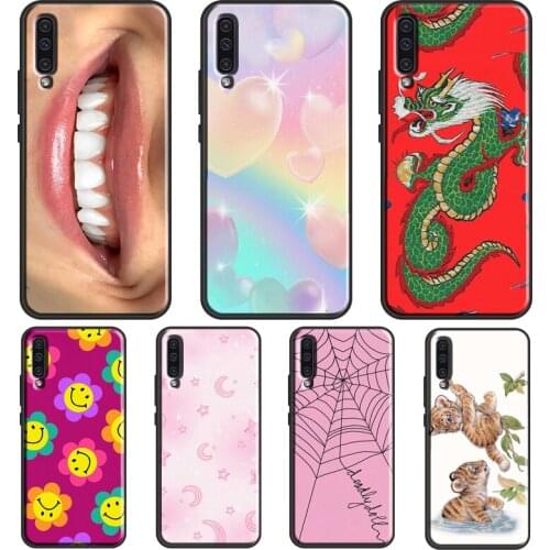 Red Dragon Heavenly Hearts Spider Web Case For Samsung A51 A71 A41 A31 A11 A21S A20e A40 A50 A70 A02S A12 A32 A42 A52 A72 Coque