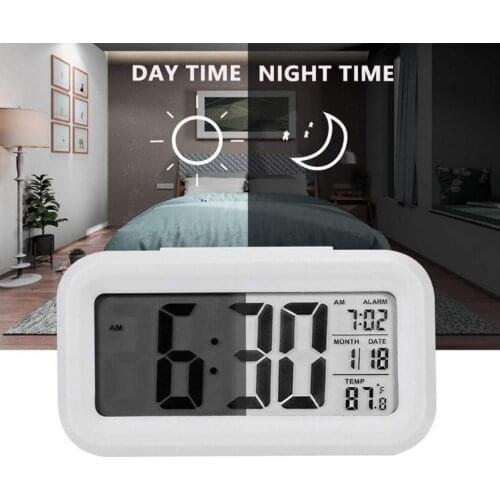 Hot sale LED Digital Alarm Clock Backlight Snooze Mute Calendar Desktop Electronic Bcaklight Table clocks Desktop clock