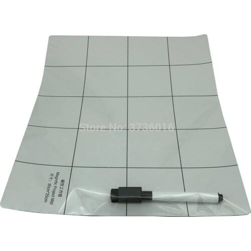 Best quality mangentic rubber mat 25*30cm size Magnetic pad for lcd repair mangentic mat with pen