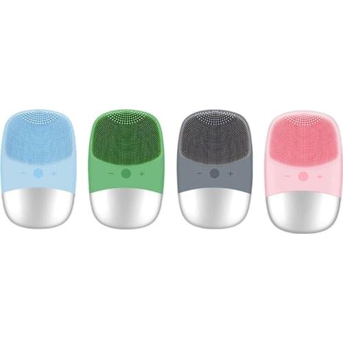 Mini Electric Facial Cleaning Massage Brush Washing Machine Silicone Face Skin Care Cleanser