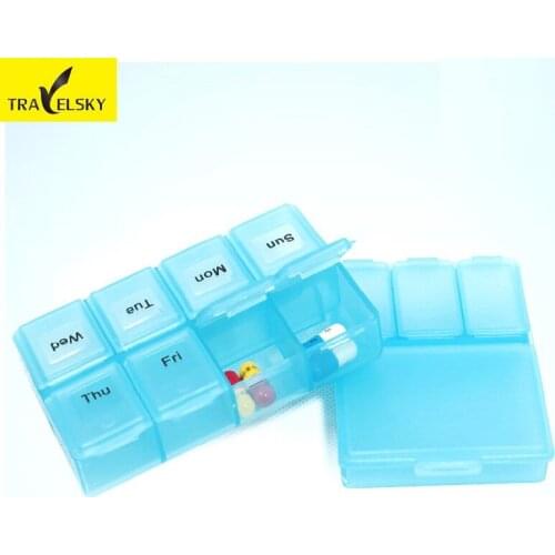 Mini-week capsule kit Small kit bag Portable kit 7 days a portable kit Size combination Frosted material to build healthy