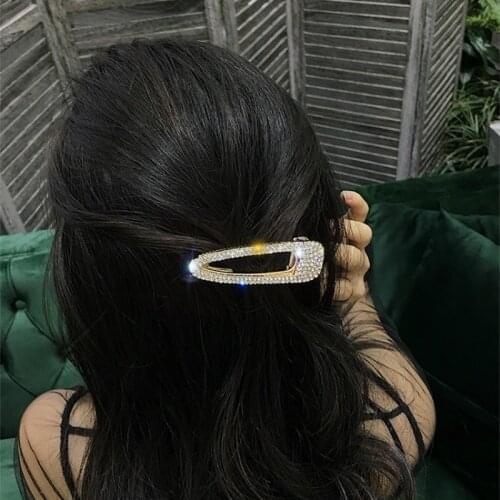 New Fashion Flash Luxury Hair Clip Crystal Elegant Women Hair Accessories Bridal Hair Pin Hair Jewelry Wedding Hair Accessories