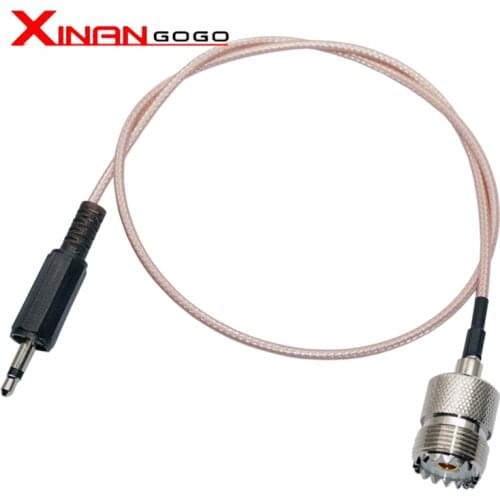 RF coaxial UHF Female to 3.5mm Male Audio Adapter RG316Cable 50cm