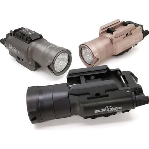 XH35 Weapon light Tactical Flashlight Airsoft Dual Output Ultra-High White LED Brightness Strobe Fit 20mm Rail