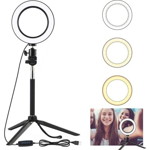 Brand Photo Studio LED Camera Ring Light Dimmable Phone Video lights Photographic Lighting With Tripod Selfie Stick Fill Light