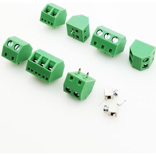 127S PCB Screw Terminal Block 3.5mm/3.81mm/5.0mm/5.08mm Pitch Declining Model SMKDS1