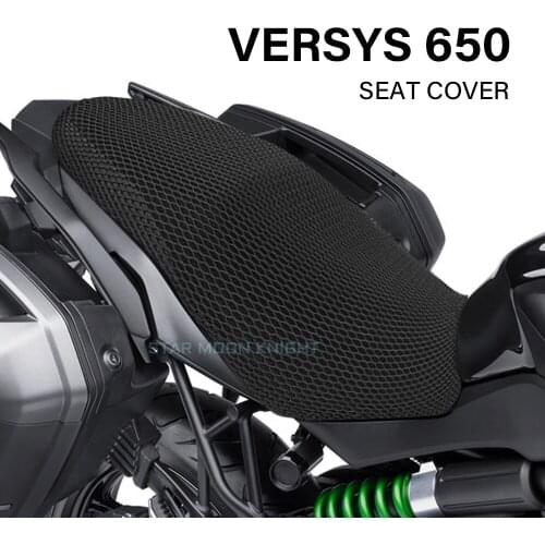 Motorcycle Protecting Cushion Seat Cover Fit For Kawasaki Versys 650 Versys650 Fabric Saddle Seat Cover Accessories