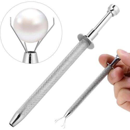 1Piece Stainless Steel Small Bead Holder Piercing Tool Piercing Pliers Ball Holder 4 Claw Hold Tattoo Accessories Supplies