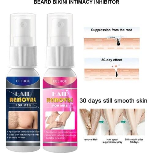 10/20/30/50Ml Krachtige Ontharing Spray Voor Vrouwen En Man Baard Ontharingscrème Pijnloos Haar Bikini Arm Benen Spray Oksel