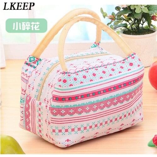 2017 Hot Variety Pattern Lunch Bag Portable Insulated Canvas Iunch Bag Thermal Food Picnic Lunch Bags For Women Kids RV890300