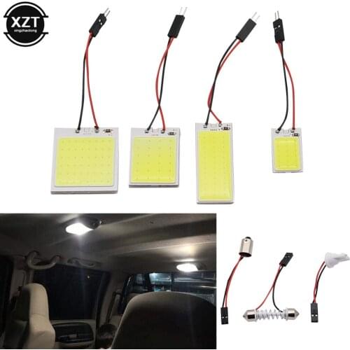 Car Interior Accessories 18/24/48 SMD T10 4W 12V COB Car Interior Panel LED Lights Lamp Bulb Car Dome Light Panel Lights