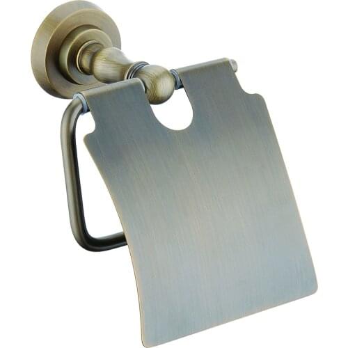 FREE SHIPPING new design antique roll holder with cover round Base toilet paper holder