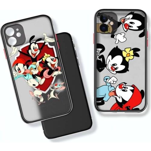 Animaniacs reboot Phone Case Bumper Shockproof Trasparent For iPhone 12 11 Pro Max XR X XS 7 8 Plus Cover