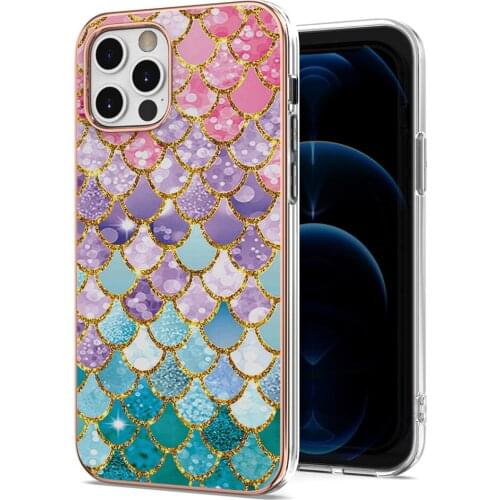 Printed Pattern IMD TPU Cover Bumper Fundas for iPhone12 iPhone 12 Mini 11 Pro XS Max 12mini 12pro XR X SE 8 7 Plus Case Coque